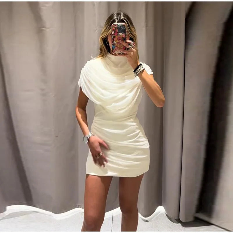 VESTIDO AJUSTADO DE PATCHWORK