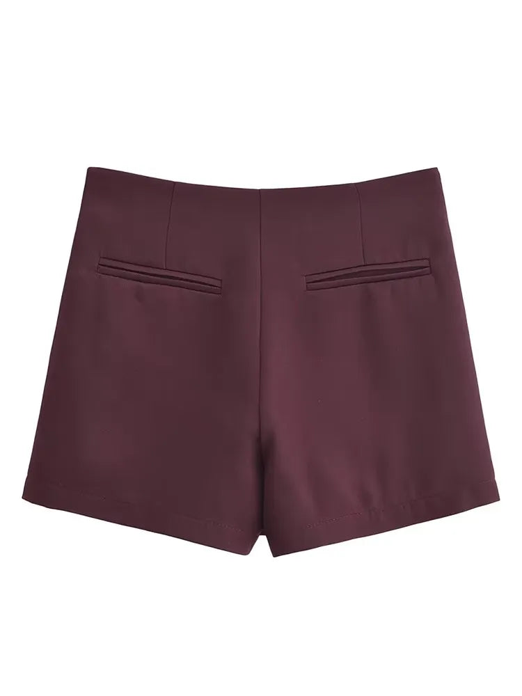FALDA PANTALON DE PRIMAVERA DE TALLE ALTO