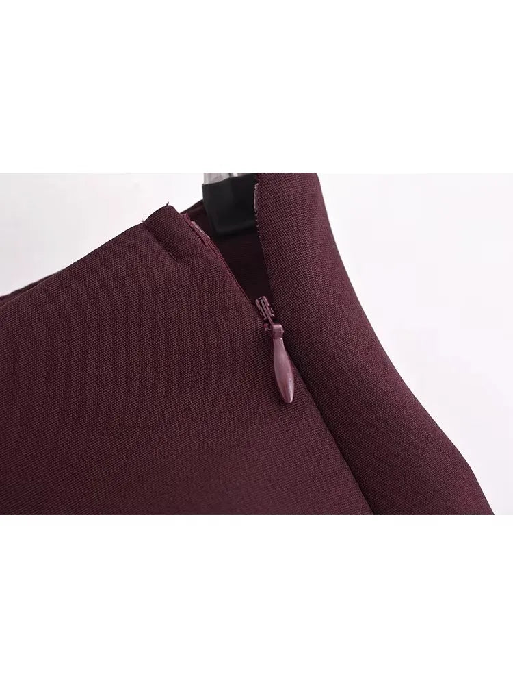 FALDA PANTALON DE PRIMAVERA DE TALLE ALTO